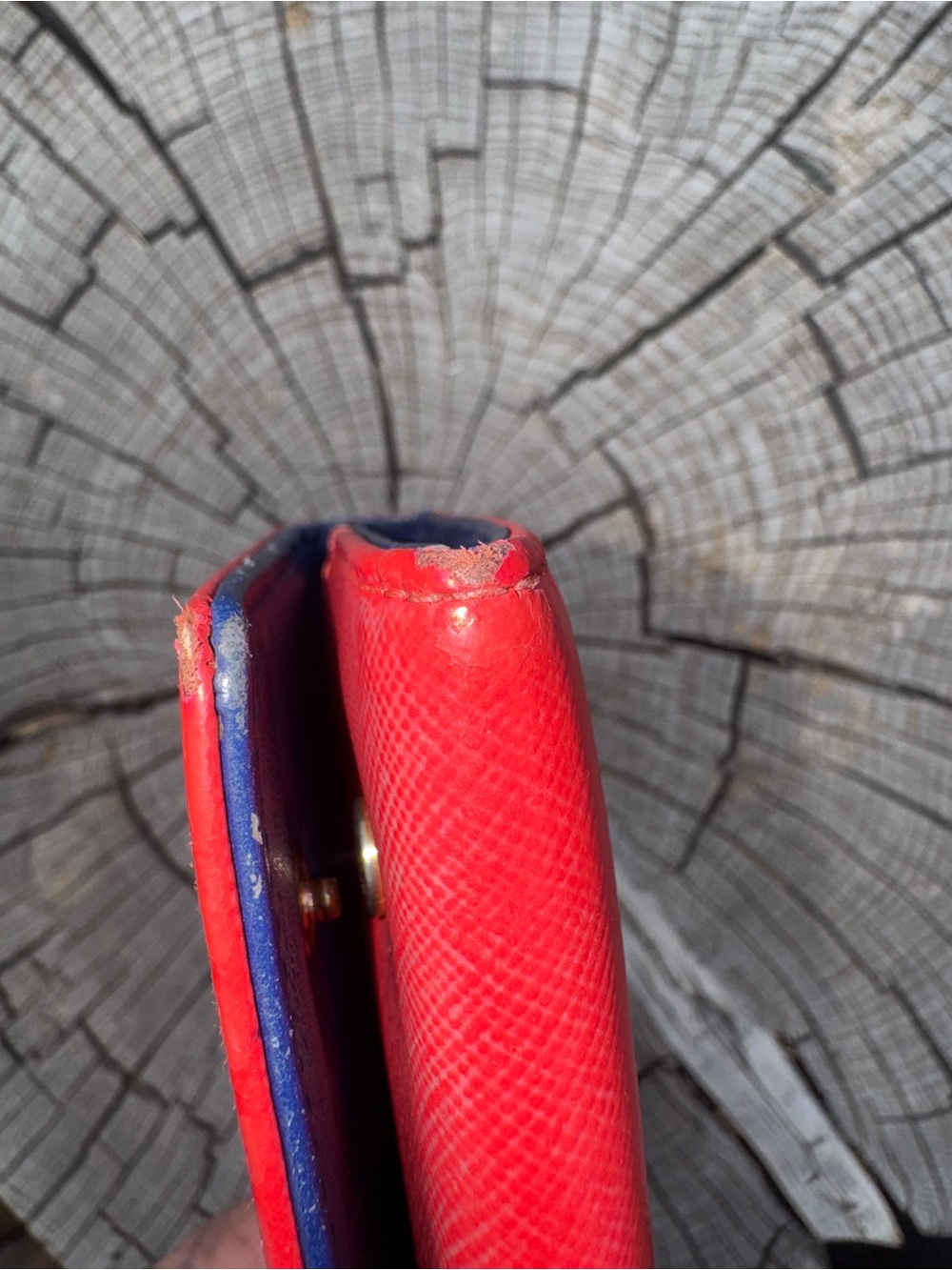 Vivienne Westwood Bright Red Textured Leather Wallet - Picture 7 of 11